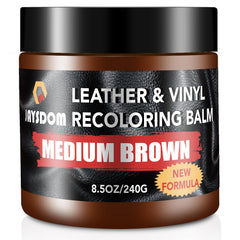 JAYSDOM jar front packaging showing medium brown balm and label benefit