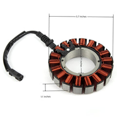 JBphxior stator installed on Harley engine showing fitment and improved charging reliability