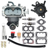 JDLLONG carburetor front view showing mounting ports for straightforward replacement