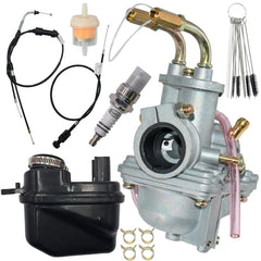 JDLLONG front view of PW50 carburetor showing mounting points and reliable fit