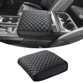 JDMCAR armrest cover front view showing sleek black finish and full coverage benefit