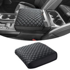JDMCAR armrest cover front view showing sleek black finish and full coverage benefit