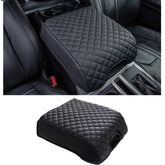 JDMCAR front view of armrest cover showing fit and refined finish for enhanced cabin aesthetics