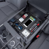 JDMCAR front view of console organizer showing tidy compartments and easy access