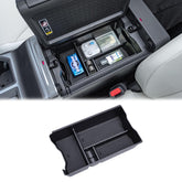 JDMCAR front view of console organizer showing clean compartment layout and quick access