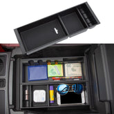 JDMCAR front view of console tray showing neat divided compartments and OEM look