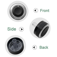 JDMCAR knobs lit at night preserving illumination for clear visibility