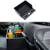 JDMCAR front view underseat tray showing a clean factory fit and quick access