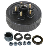 JDMSPEED front hub drum showing bolt pattern and fit for quick replacement