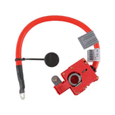 JDMSPEED front view of positive battery cable showing direct-fit and easy replacement benefit