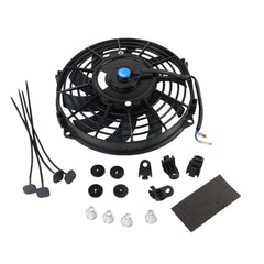 JDMSPEED 9-inch fan front view showing compact design and strong airflow benefit