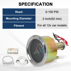 JDMSPEED side profile showing ABS housing and mounting depth for secure installation benefit