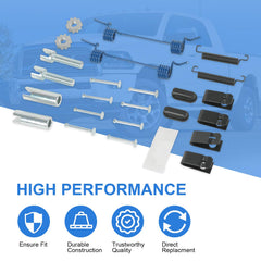 JDMSPEED close-up of spring and clip detail highlighting durable plated steel construction