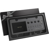 JDMstyle front view showing clean black frame and slim profile benefit