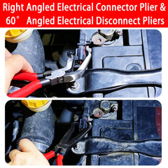 JDUanL close-up of angled electrical pliers protecting wiring insulation