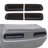 JeCar front profile of smoked tail cover showing sleek look and protection