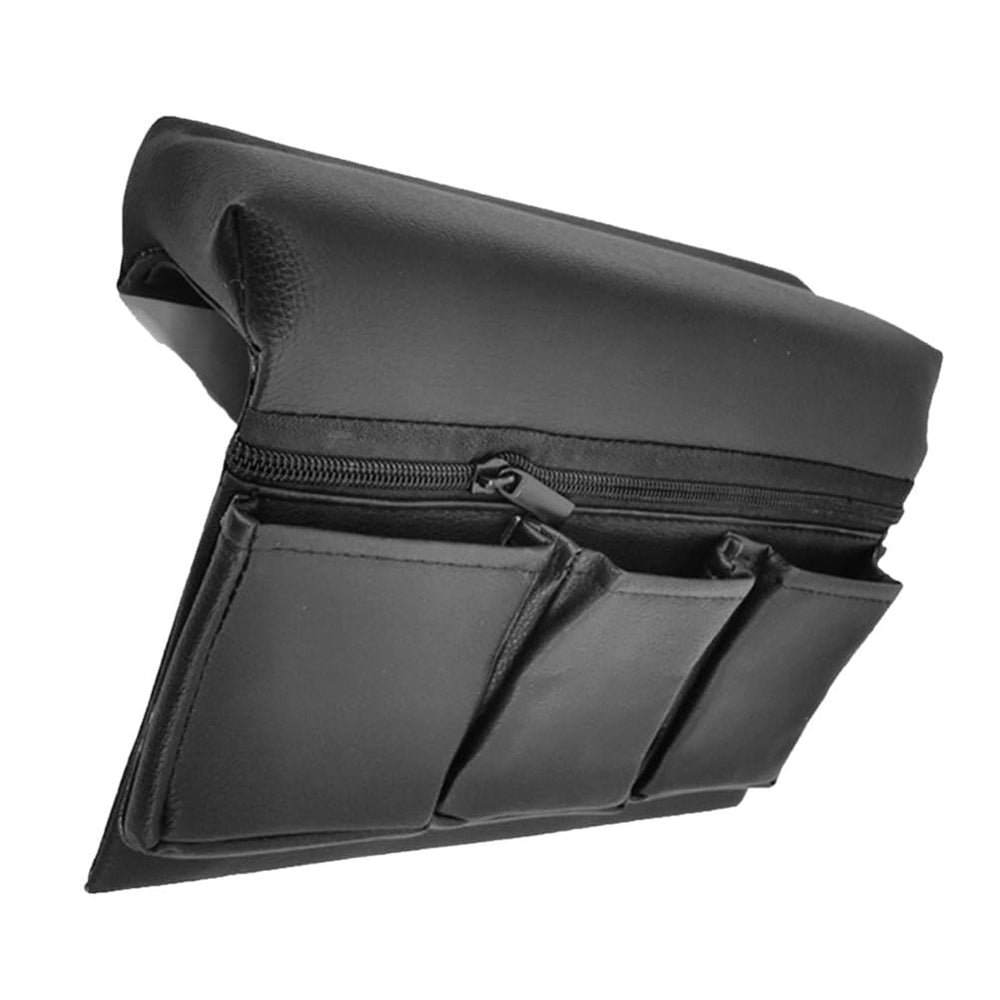 JECOMPRIS front-facing packshot showing elegant black storage pocket benefit of added organization