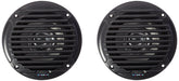 Jensen MS5006BR front grille view showing durable black finish and weatherproof protection
