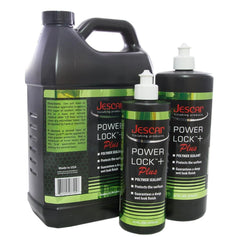 Jescar Power Lock Plus pouring from bottle into palm illustrating easy use and controlled application