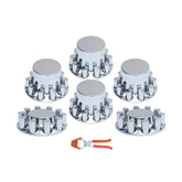 JESONN front axle cover flat top showing polished chrome and protection