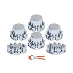 JESONN front axle cover flat top showing polished chrome and protection