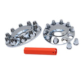 JESONN front axle cover front view showing polished finish and fit
