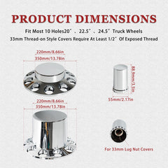 JESONN rear axle cover flat top demonstrating uniform fit and finish