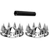 JESONN spiked hubcap front view shows aggressive styling and durable protection