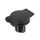 Jetuplusllc front view of spare tire lock cylinder showing secure fit