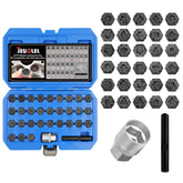JEUCLEL front view of molded case and organized sockets, easy transport benefit