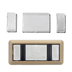 JEUNODIY front view of clear dome lens showing OEM-fit for pickup interior