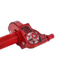JFG RACING translucent top close-up revealing cable movement for quick inspection