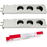jiaru front view stainless mud flap hanger showing full length and mounting benefits