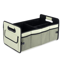 JiatuA front view showing light green organizer keeping trunk tidy and accessible