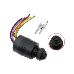 jinyi front view of ignition switch showing mounting and keyhole, quick replacement benefit