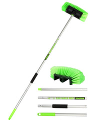 Jisejima front view of brush head showing five-sided design and full coverage benefit