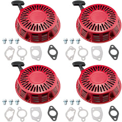 JJing four-pack recoil starter assemblies shown together for easy replacement