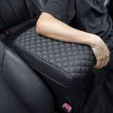 JKCOVER front view of console armrest cover showing clean fit and protection
