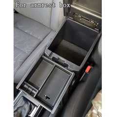 JKCOVER top-down view of tray compartments that organize coins and phone