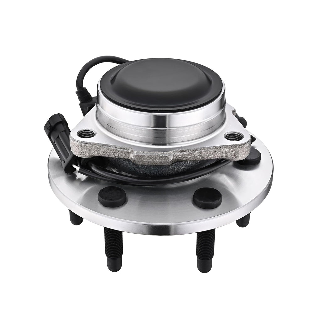 JLEO front hub assembly front view showing secure fit and durability