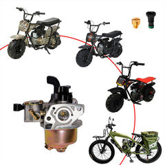 JMCHstore carburetor side profile highlighting mounting points and ease of swap