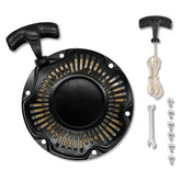 JMCHstore front view of recoil starter showing mounting holes and housing, ensures correct fit