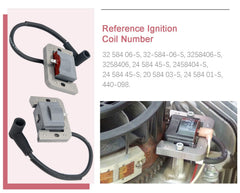 JOHAHTANG ignition coil installed on a Kohler engine demonstrating proper placement