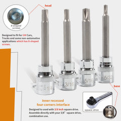 johntruck socket attached to 3/8 inch ratchet during use, provides controlled torque benefit