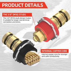 Joinfworld protective cap covering stud, prevents accidental shorts and keeps contact clean