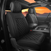 JOJOBAY front seats full set showing clean, upgraded truck interior and protection