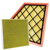 JOJOMARK front packaging showing both cabin and engine filters and clear fitment info