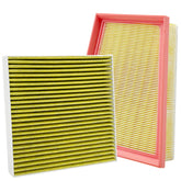 JOJOMARK front packaging showing both cabin and engine filters and compatibility information