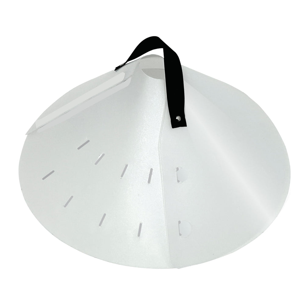 Jokari shield front view protecting rim and preventing overspray