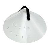 Jokari shield front view protecting rim and preventing overspray